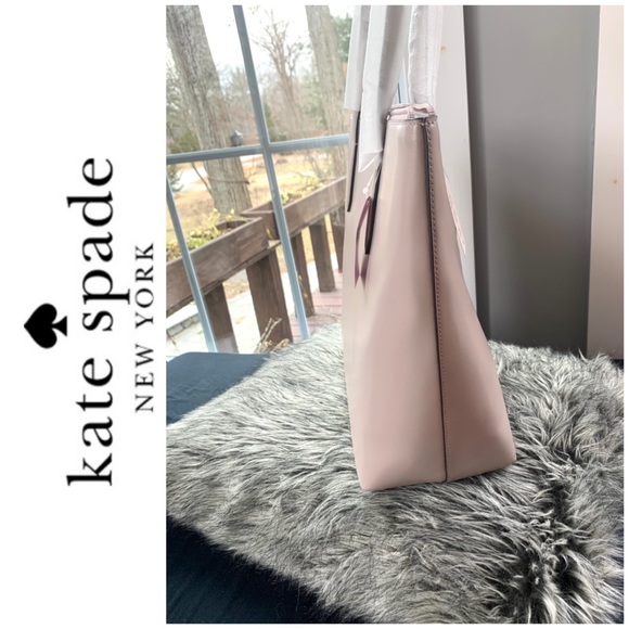 NWT Kate Spade genuine smooth leather tote - Picture 5 of 10